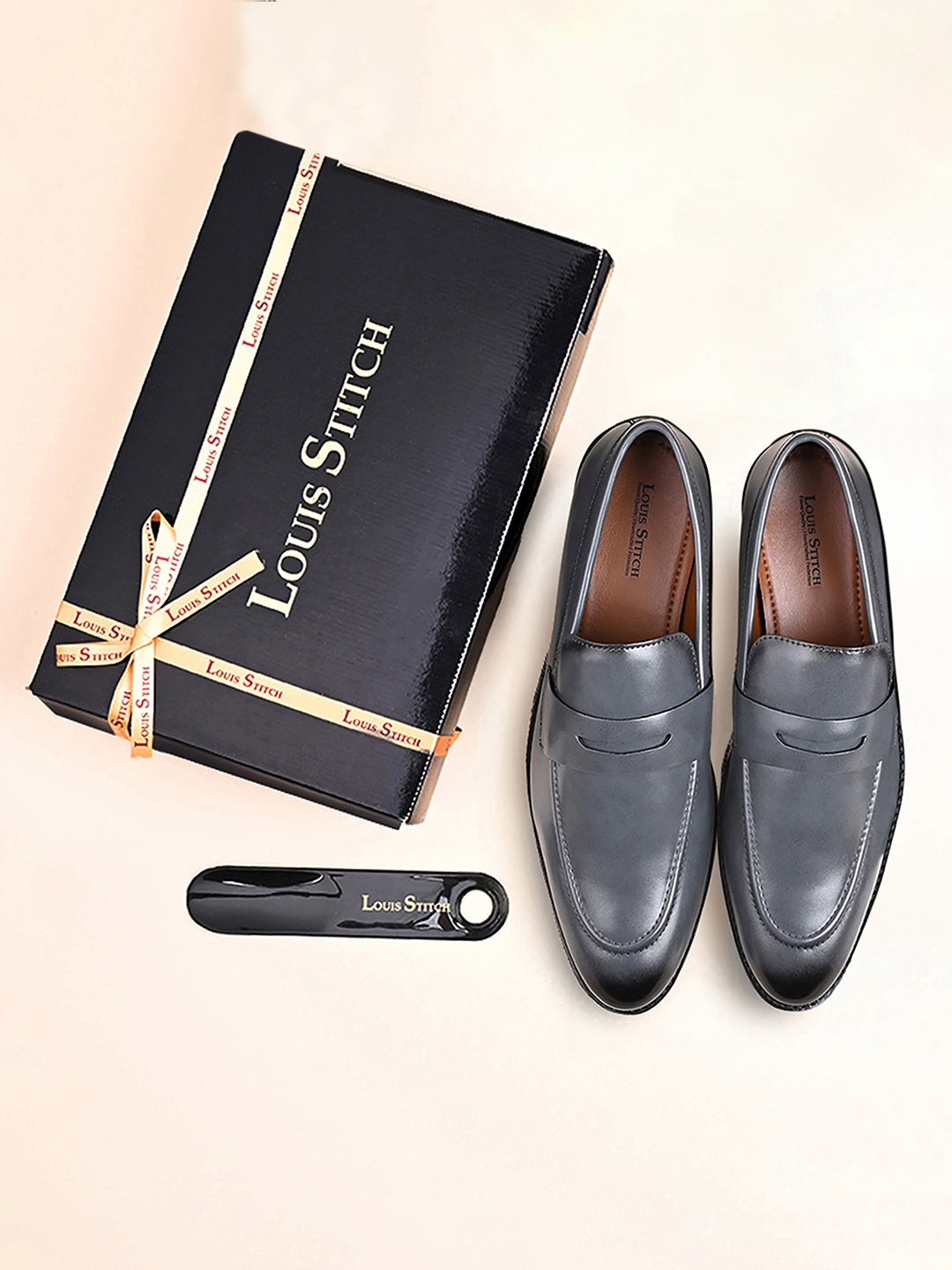 Ash Grey Slipon Style Comfortable Moccasins