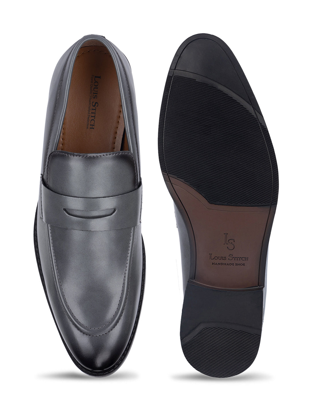 Ash Grey Slipon Style Comfortable Moccasins