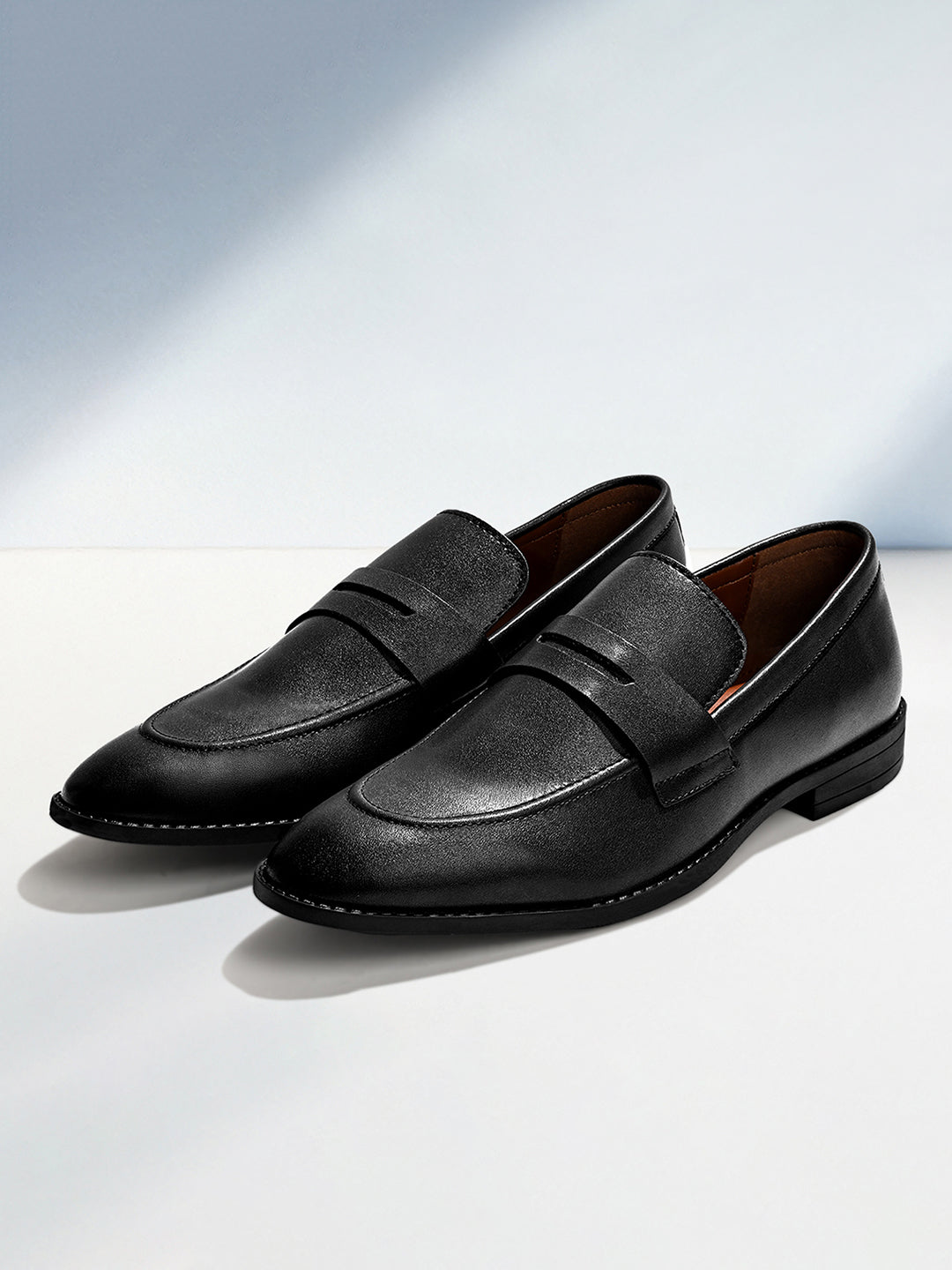 Obsidian Black Slipon Style Comfortable Moccasins