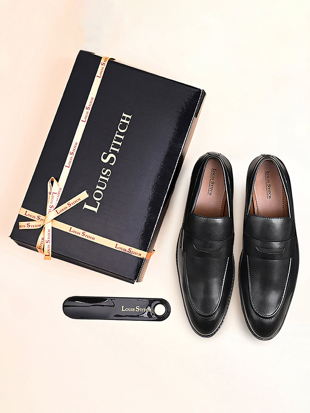 Obsidian Black Slipon Style Comfortable Moccasins