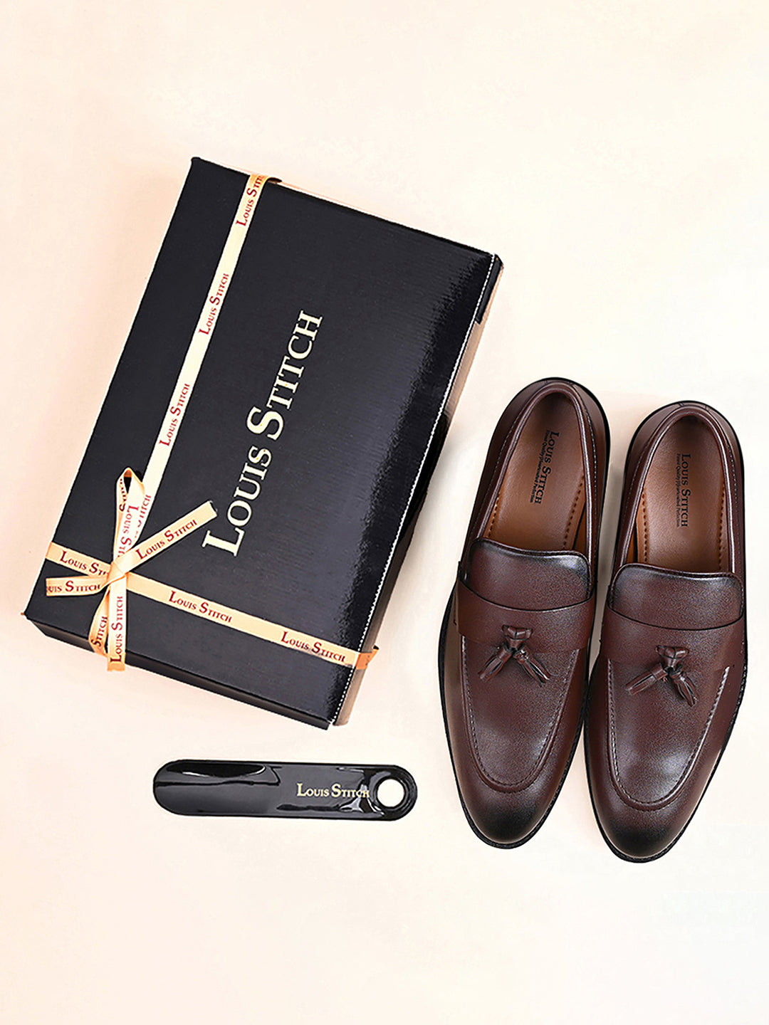 Brunette Brown Tassel Style Comfortable Moccasins