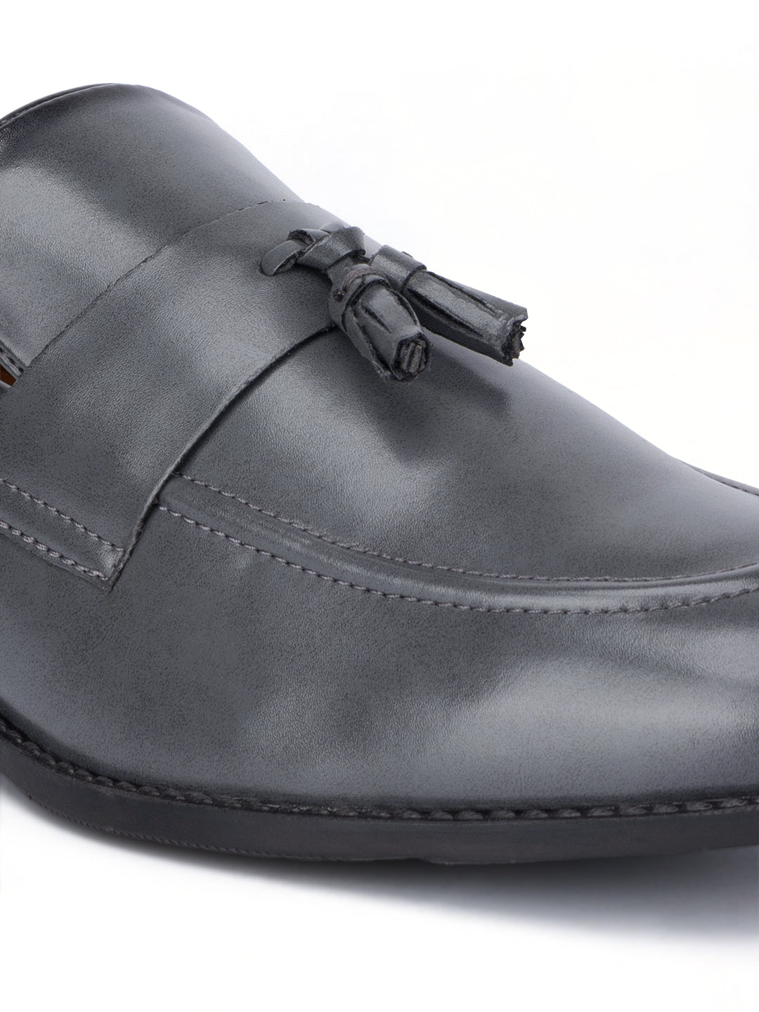 Ash Grey Tassel Style Comfortable Moccasins