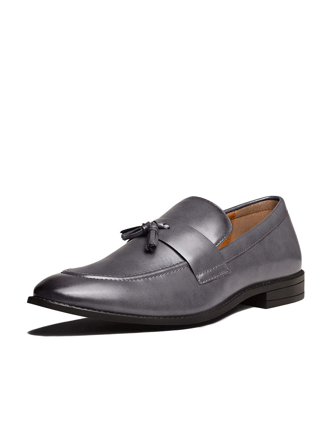 Ash Grey Tassel Style Comfortable Moccasin