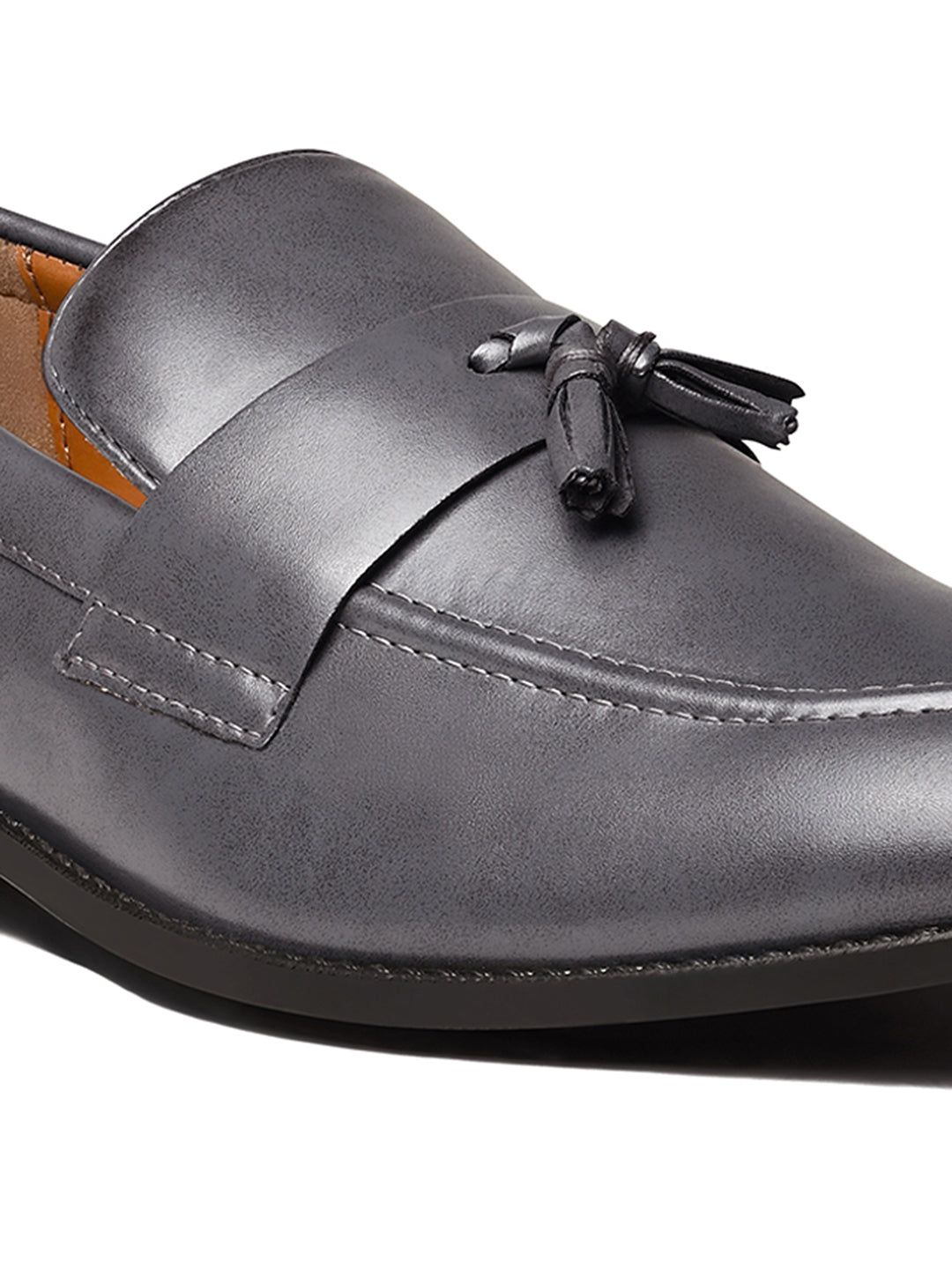 Ash Grey Tassel Style Comfortable Moccasin
