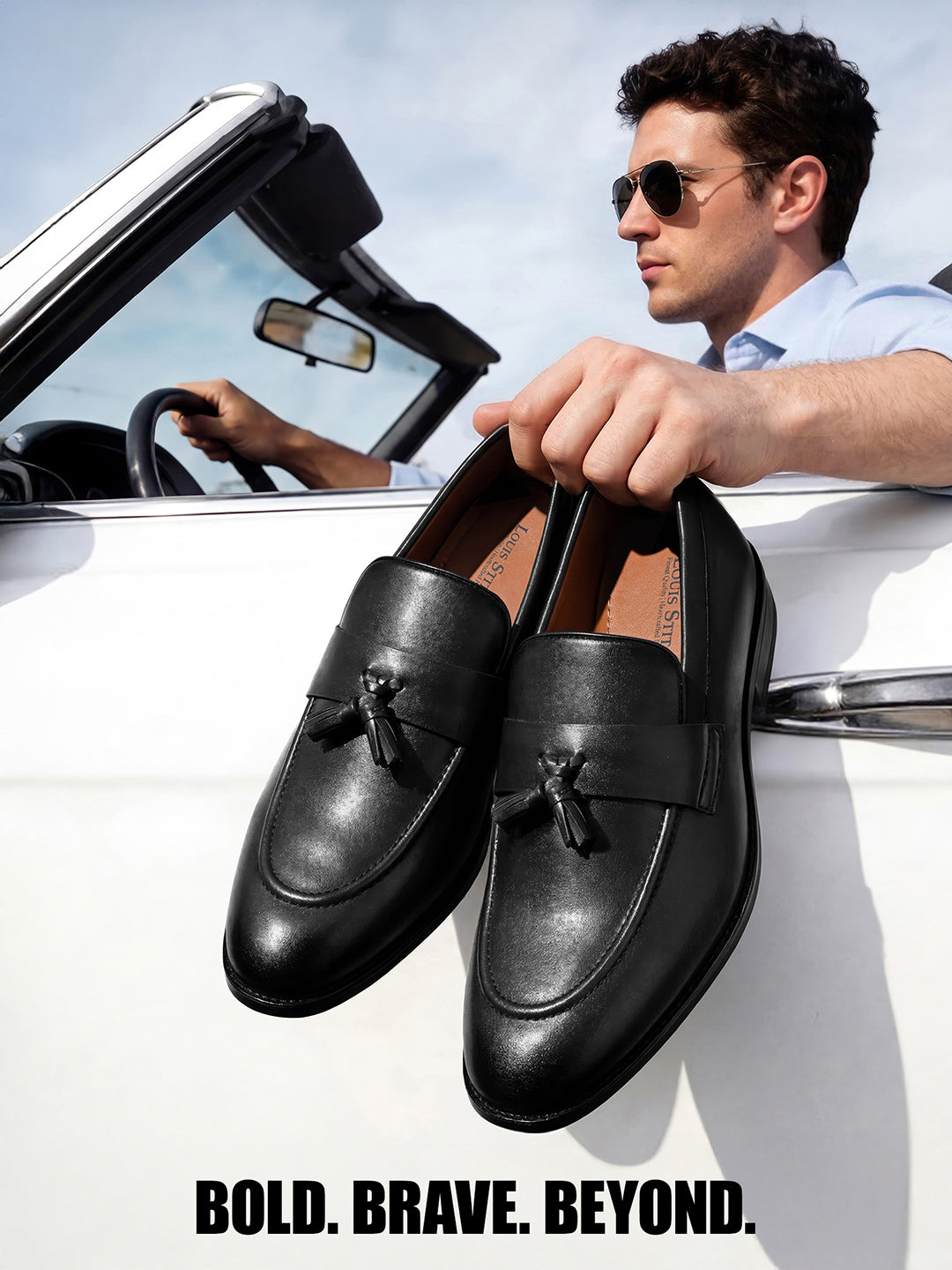 Obsidian Black Tassel Style Comfortable Moccasins