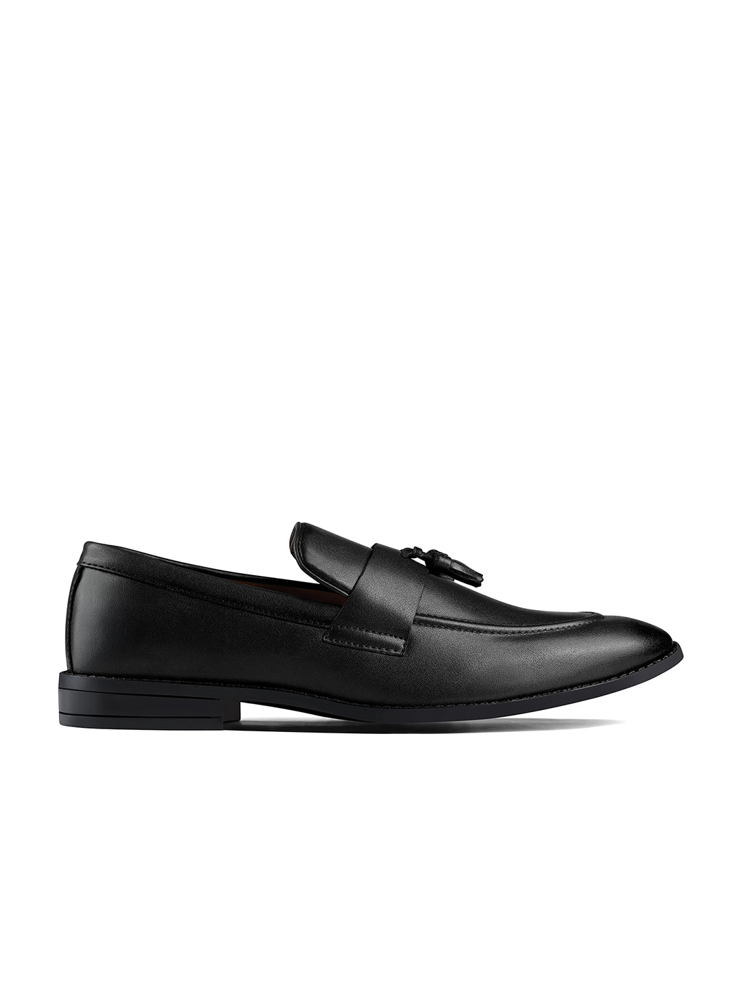 Obsidian Black Tassel Style Comfortable Moccasin