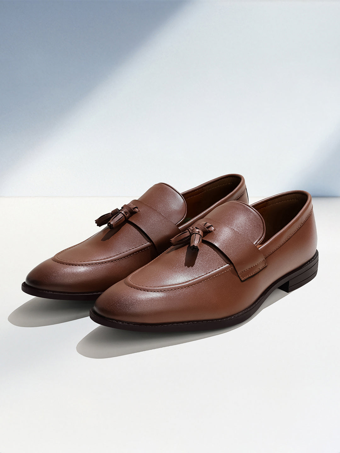 Russet Tan Tassel Style Comfortable Moccasin