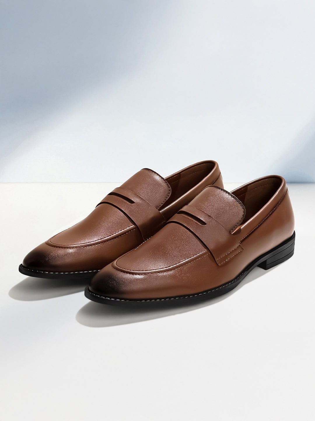 Russet Tan Slipon Style Comfortable Moccasins