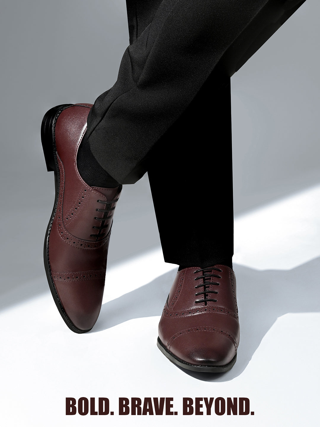 Rosewood Oxford Style Comfortable Formal Laceup Shoes