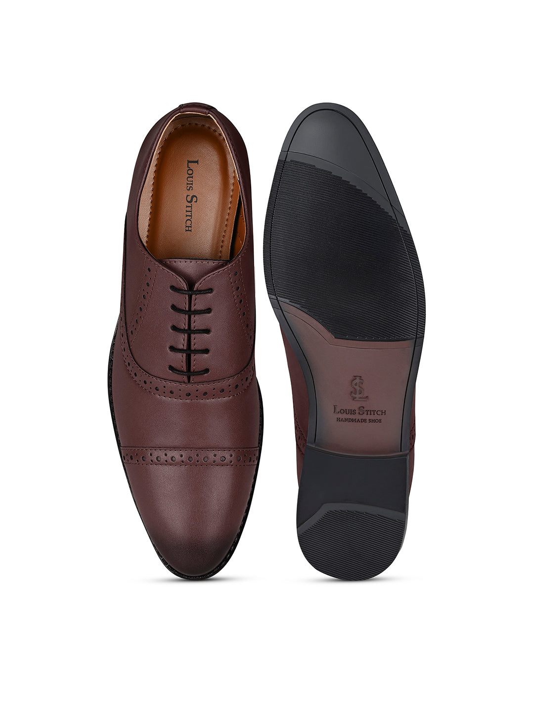 Rosewood Oxford Style Comfortable Formal Laceup Shoes