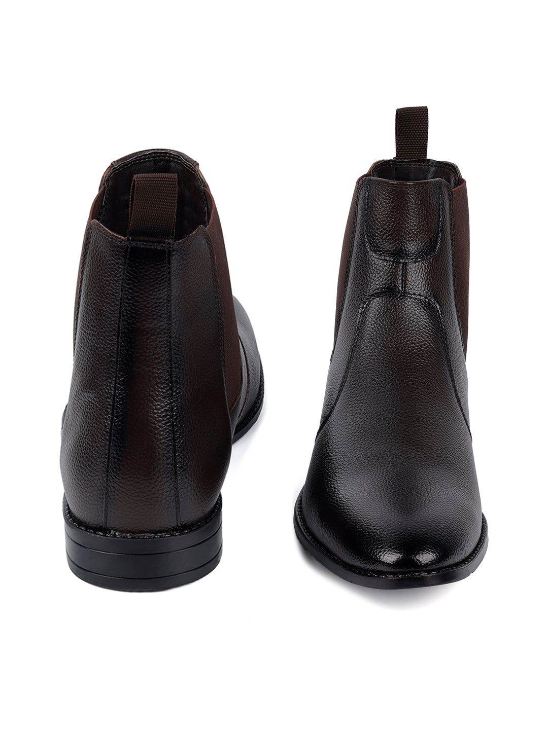 Brunette Brown Handcrafted Chelsea Milled Boots