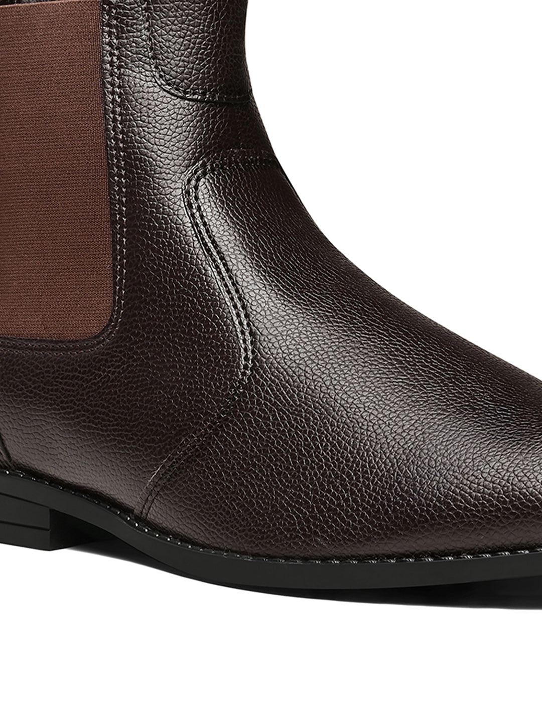 Brunette Brown Handcrafted Chelsea Milled Boots