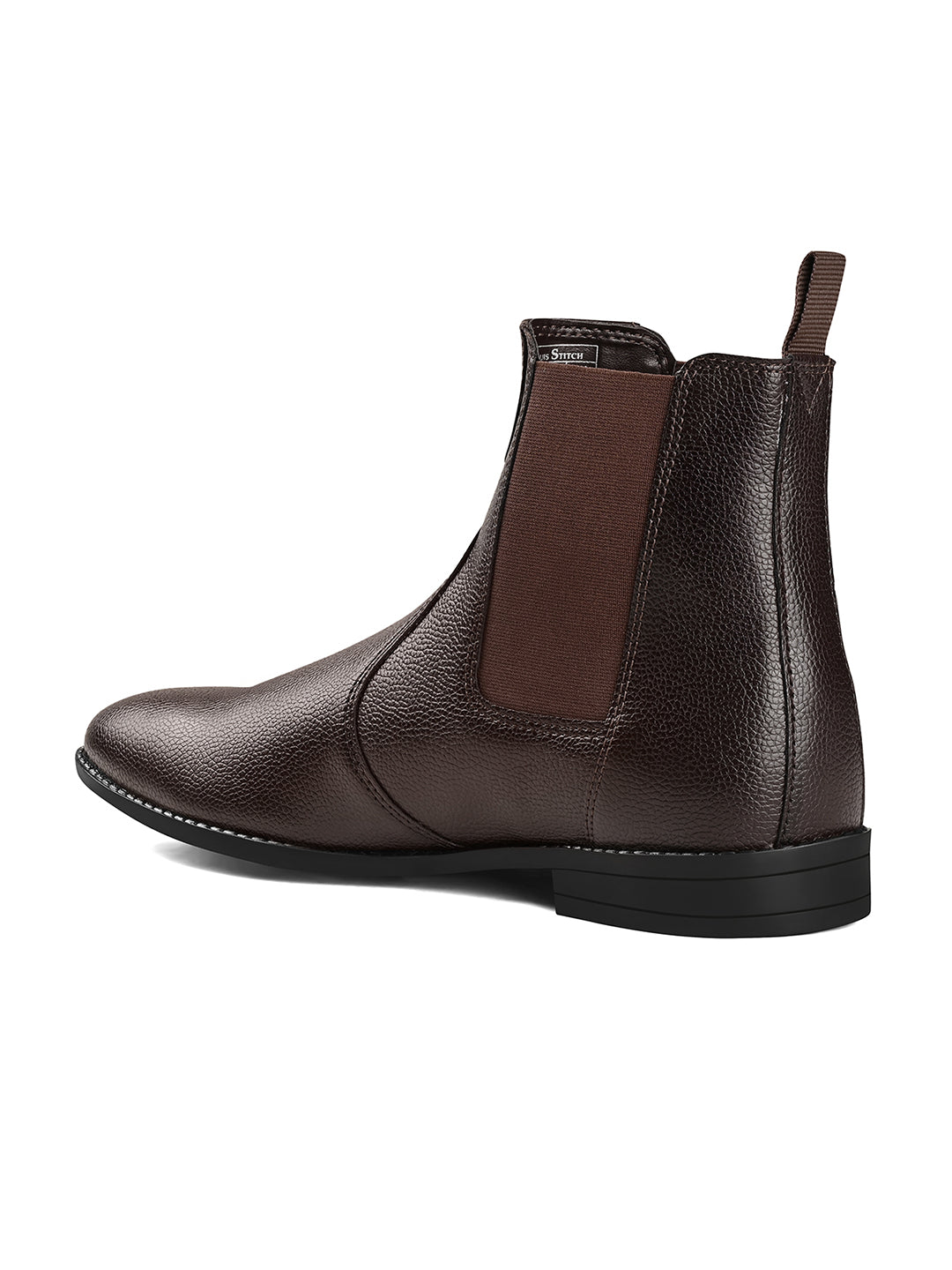 Brunette Brown Handcrafted Chelsea Milled Boots