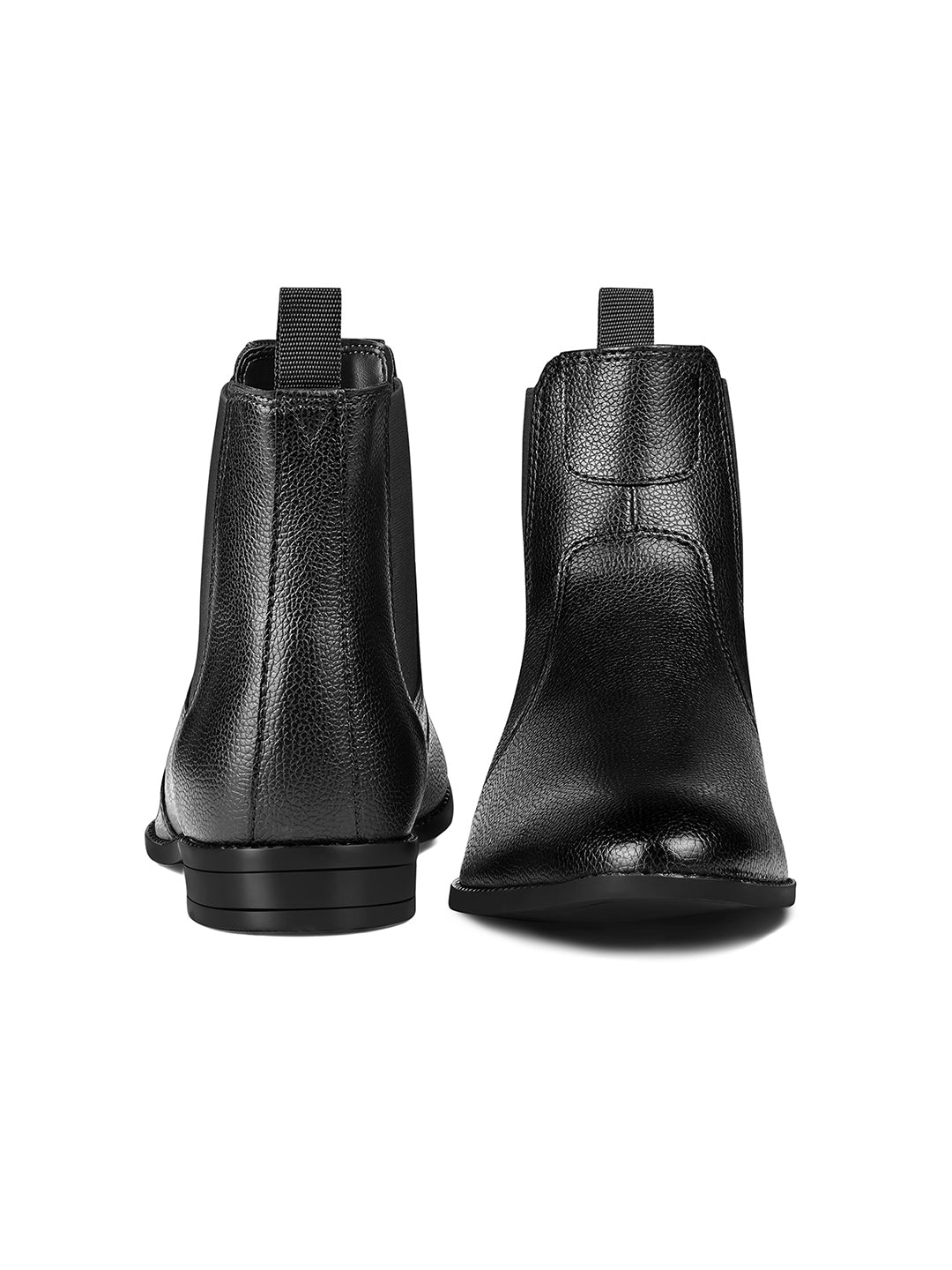 Obsidian Black Handcrafted Chelsea Milled Boots