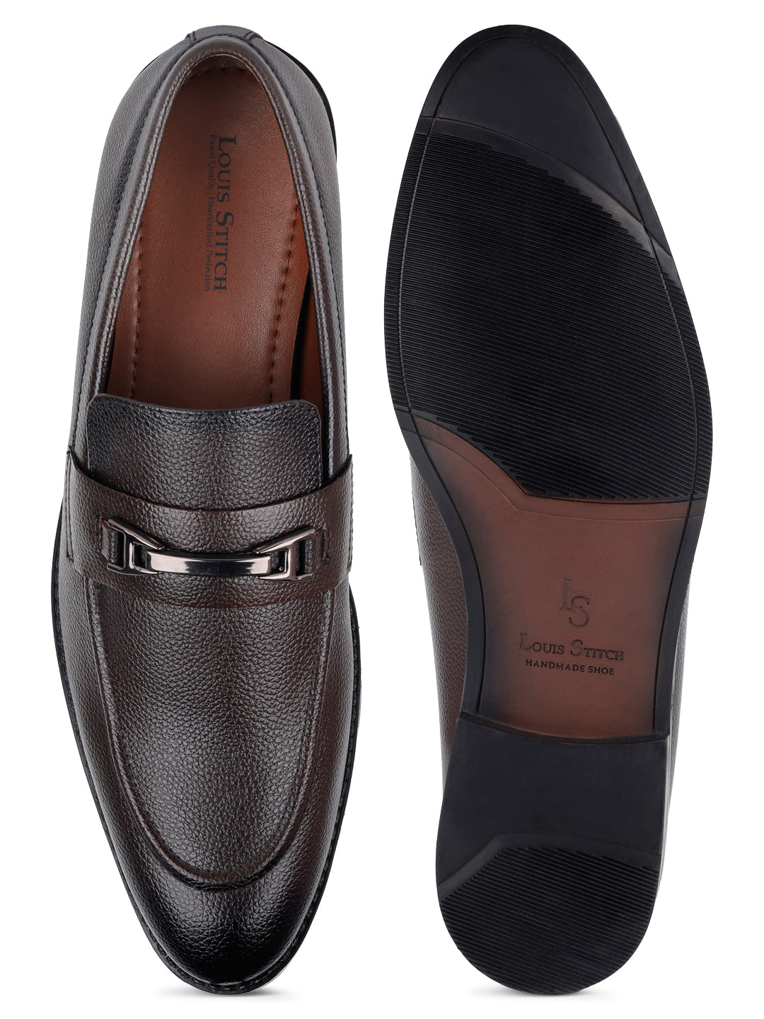 Brunette Brown Handcrafted Slipon Style Comfortable Moccasins