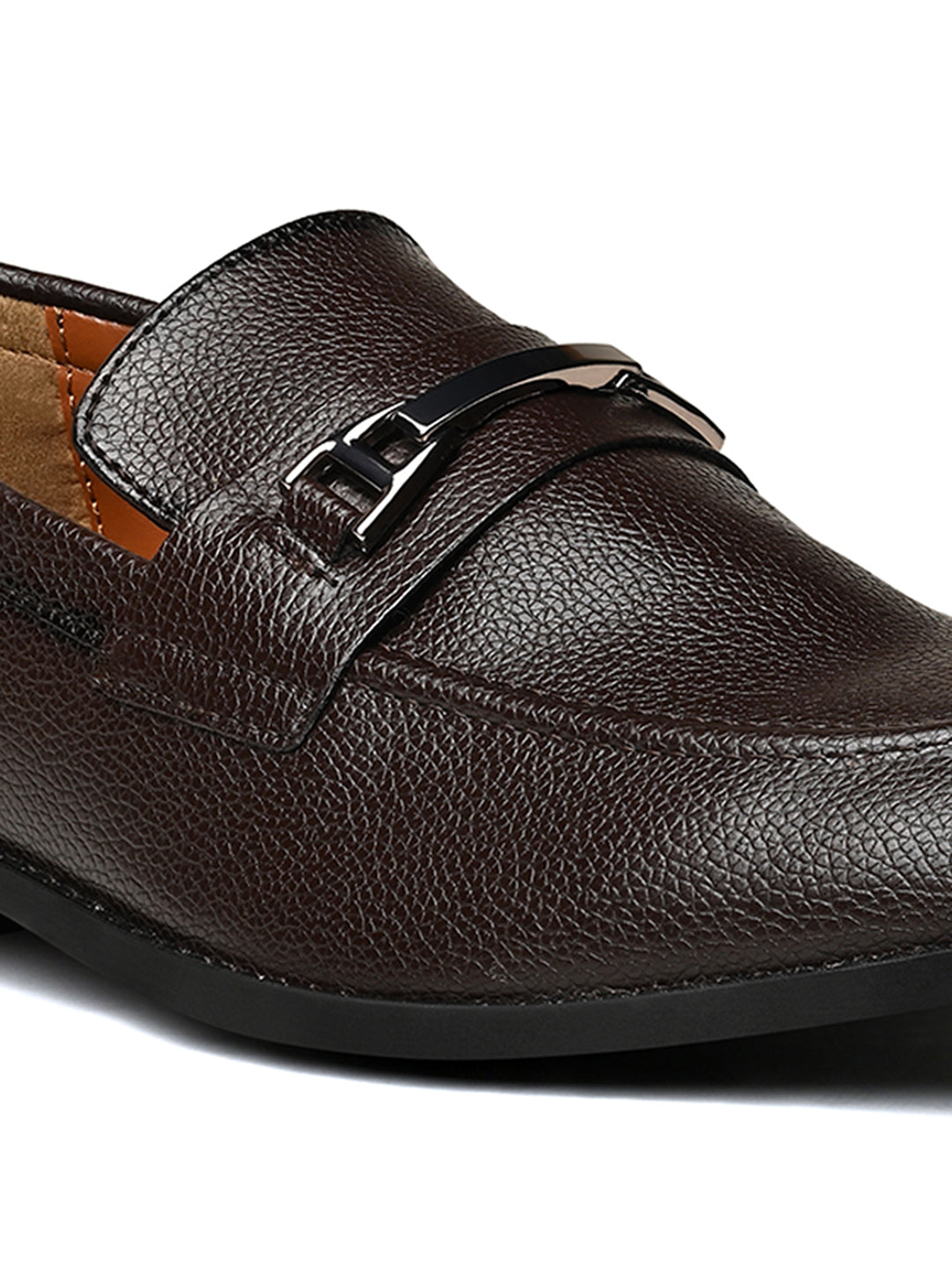 Brunette Brown Handcrafted Slipon Style Comfortable Moccasin