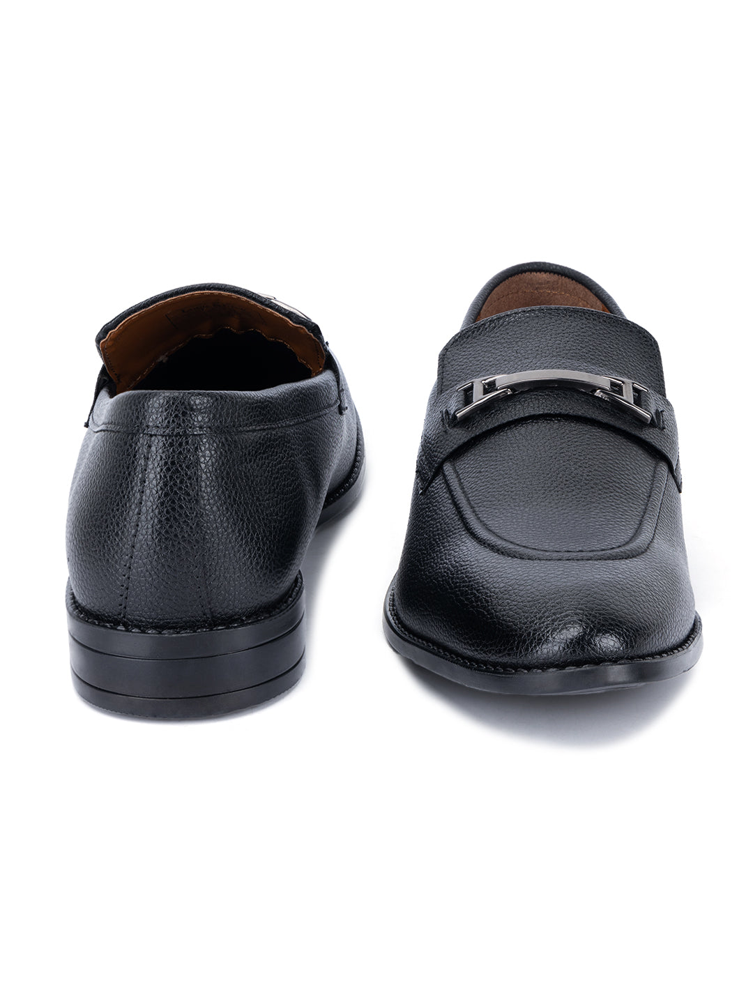 Jet Black Handcrafted Slipon Style Comfortable Moccasins