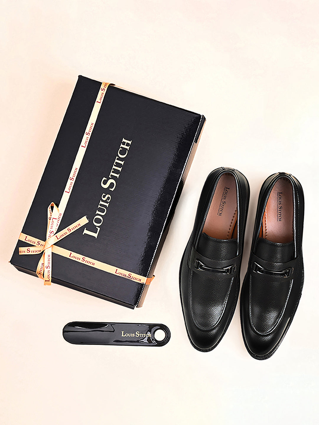 Jet Black Handcrafted Slipon Style Comfortable Moccasins