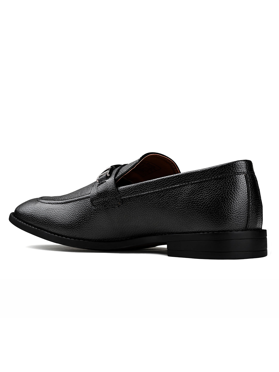 Jet Black Handcrafted Slipon Style Comfortable Moccasin