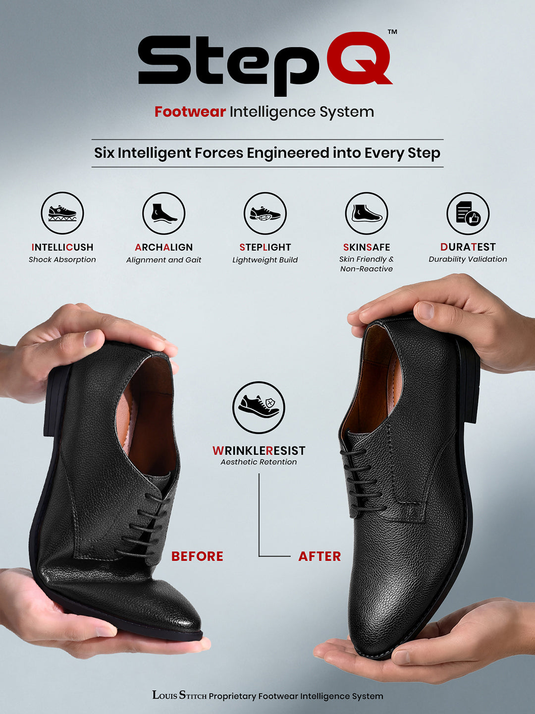 Jet Black Handcrafted Derby Lace Up Shoes