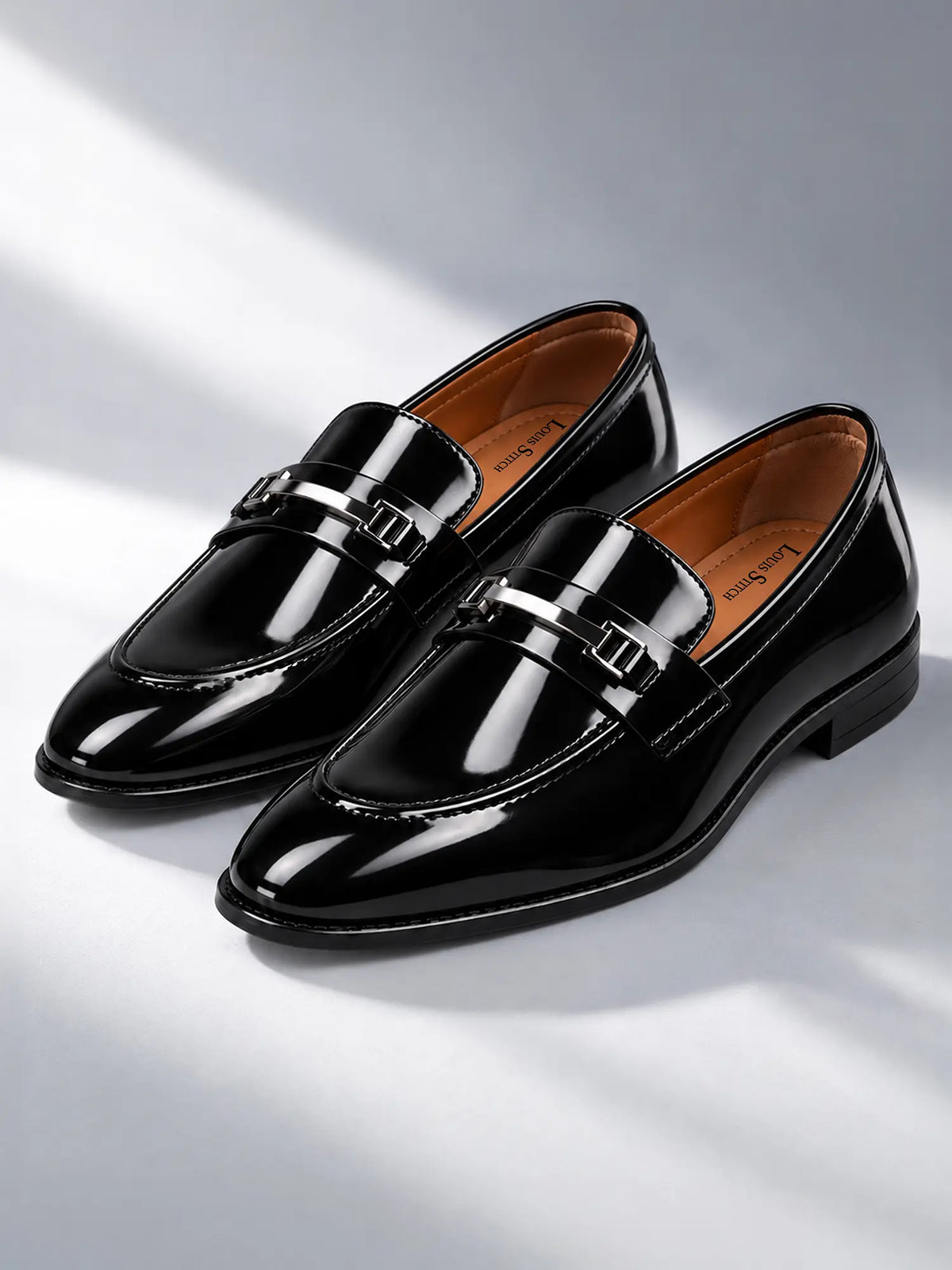 Jet Black Handcrafted Moccasin Slipon
