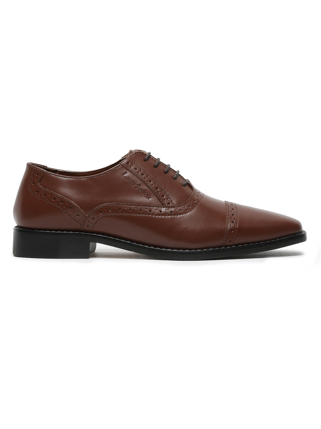 Tan Italian Leather Oxford Shoes