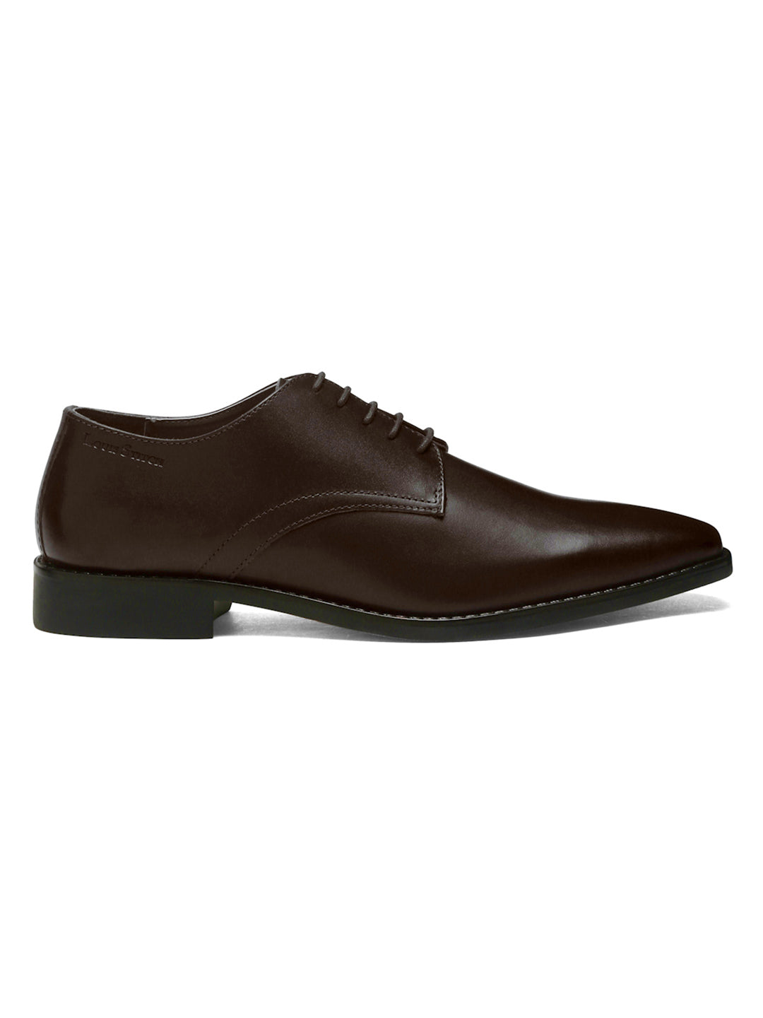 Brunette Brown Italian Leather Derby Shoes