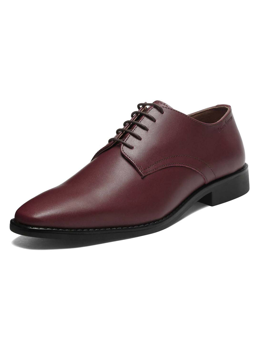 Rosewood Italian Leather Derby Shoes