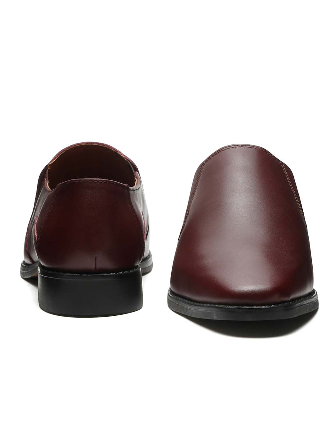 Rosewood Handmade Italian Leather Formal Slipons Shoes
