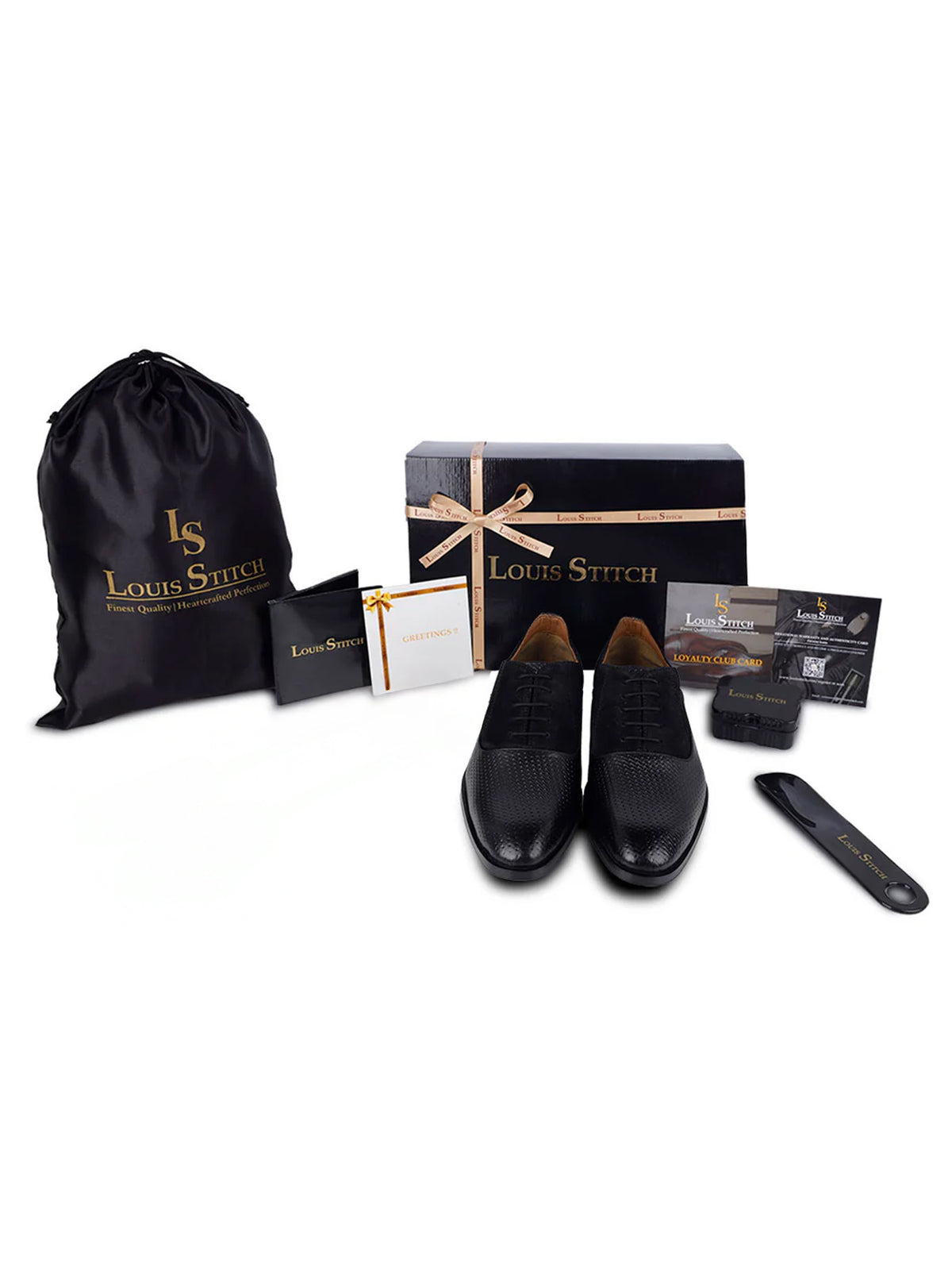 Jet Black Handmade Premium Italian Leather Derby Shoes