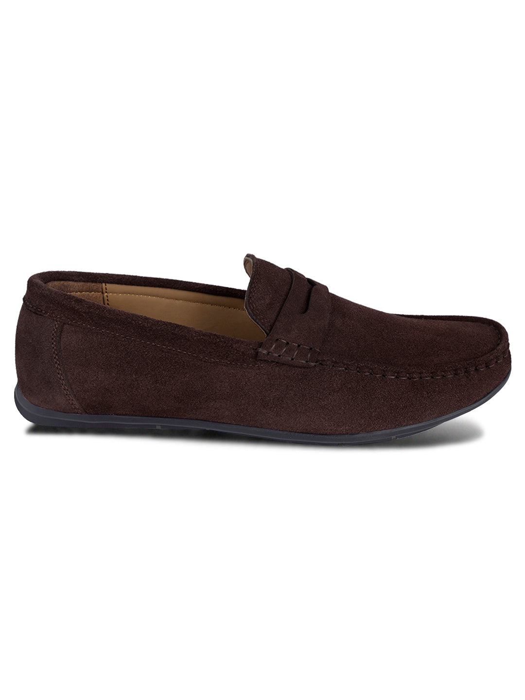 Italian Suede Leather Penny Loafers