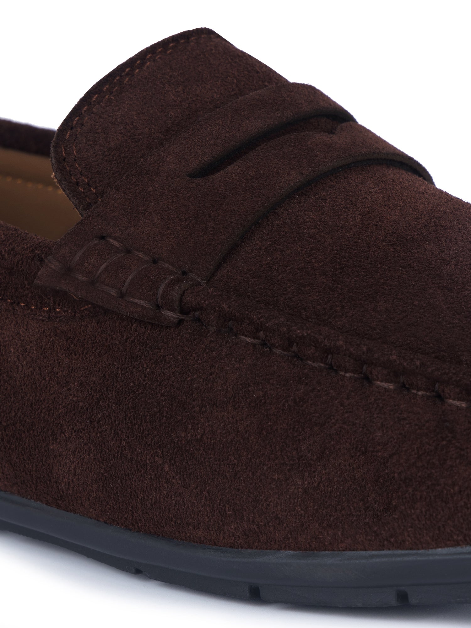 Italian Suede Leather Penny Loafers