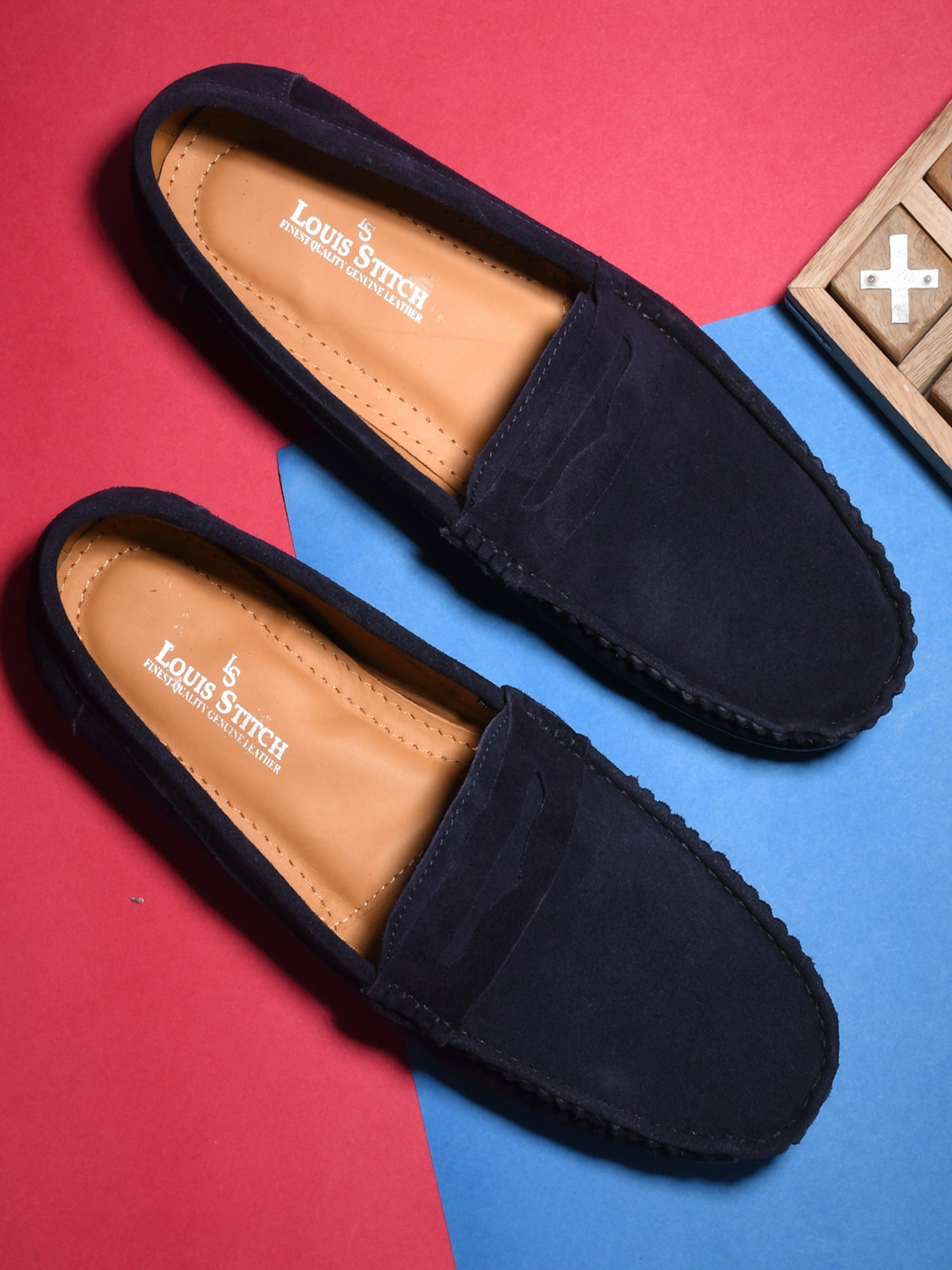 Italian Suede Leather Penny Loafers