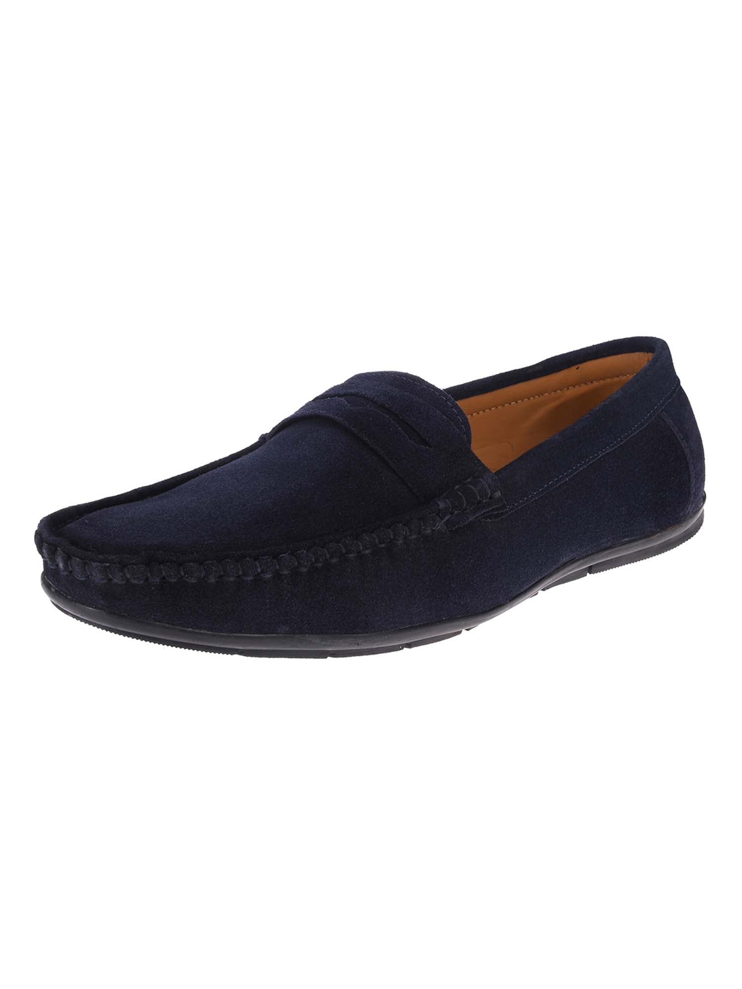 Italian Suede Leather Penny Loafers