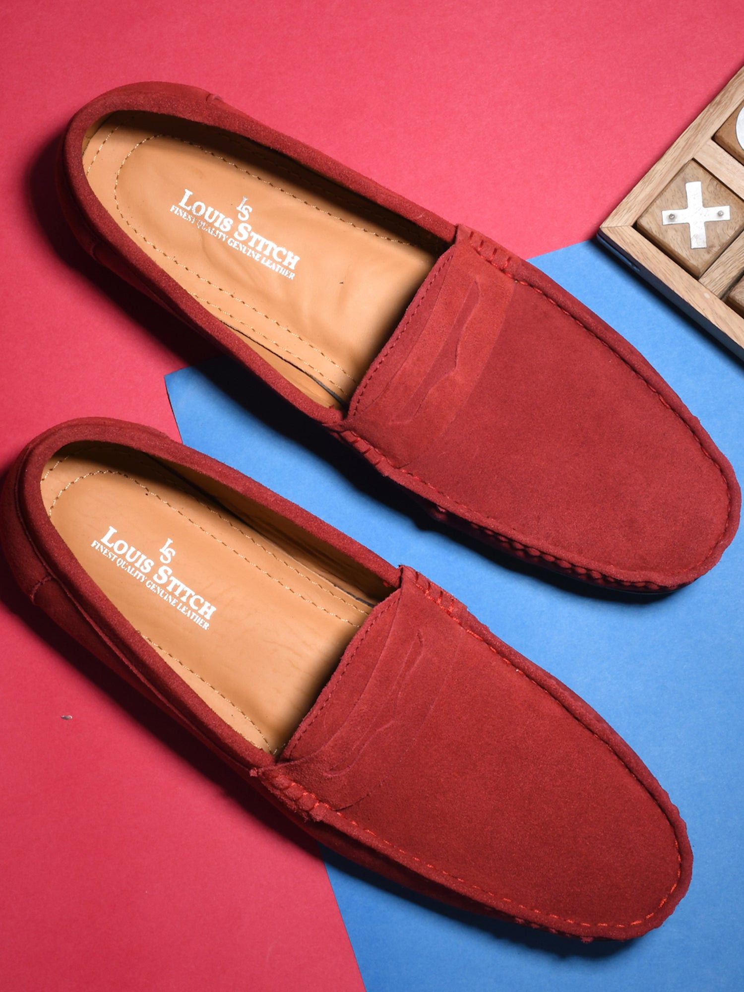Italian Suede Leather Penny Loafers