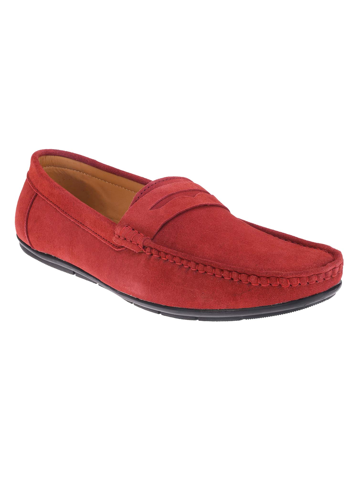 Italian Suede Leather Penny Loafers