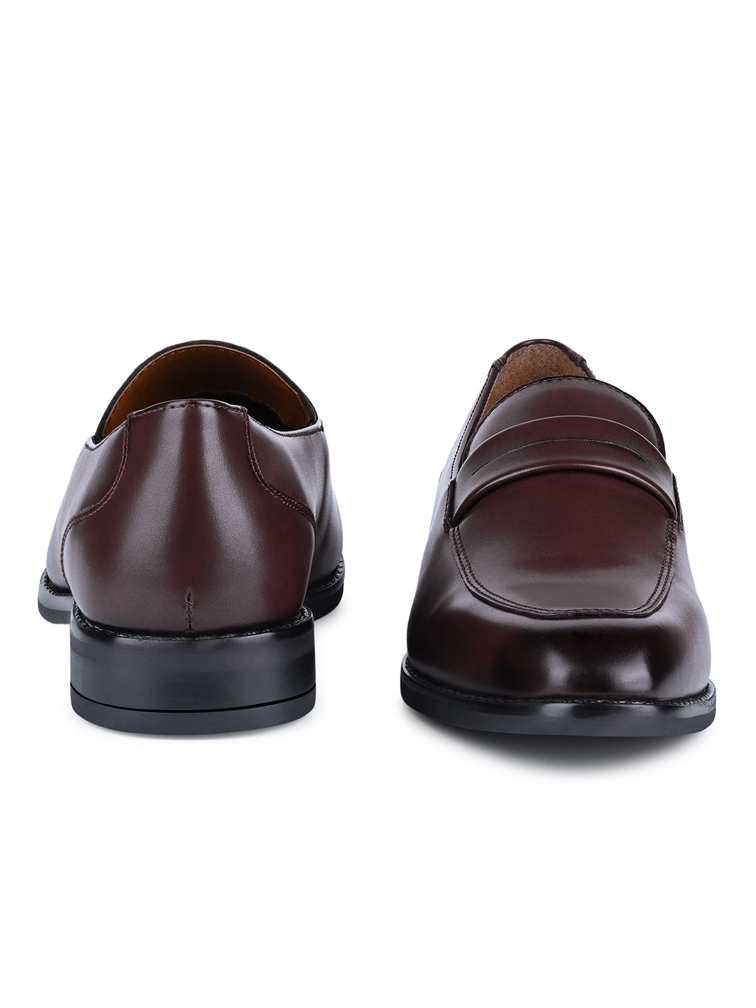 Roswewood Handcrafted Dual Tone Moccasin Slipon Shoe