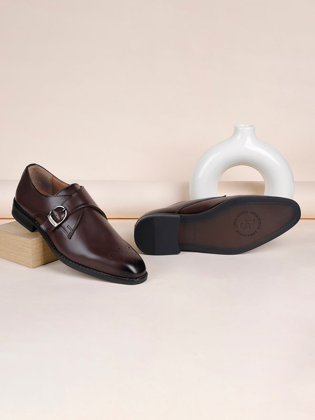 Rosewood Handcrafted Monks Slipon Shoe