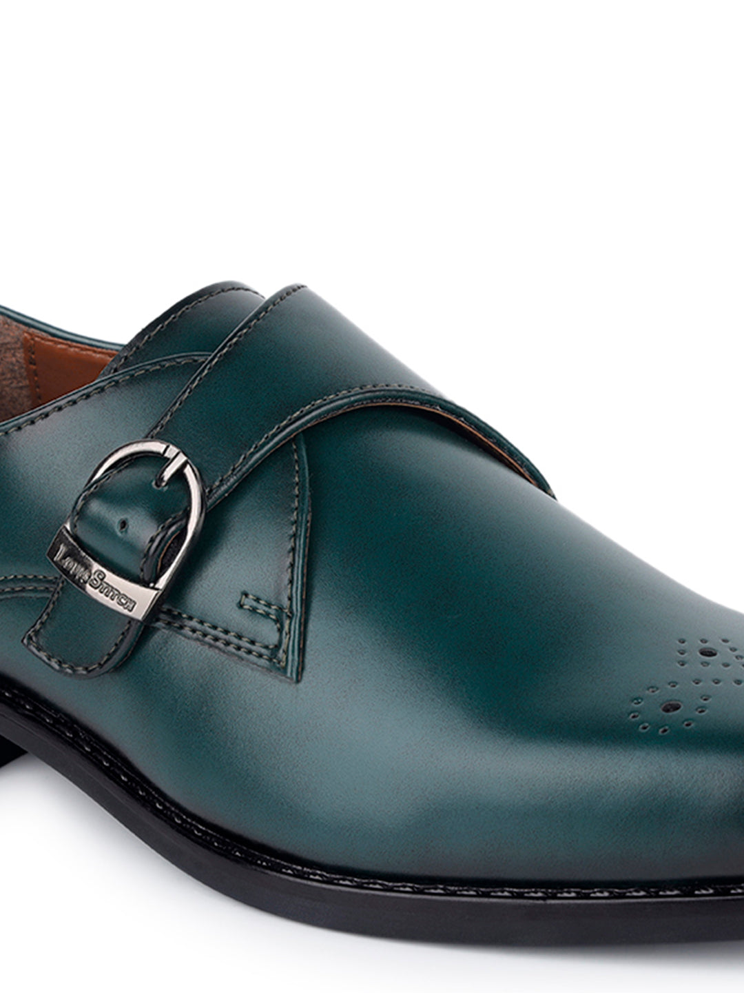 Seaweed Green Handcrafted Monks Slipon Shoe