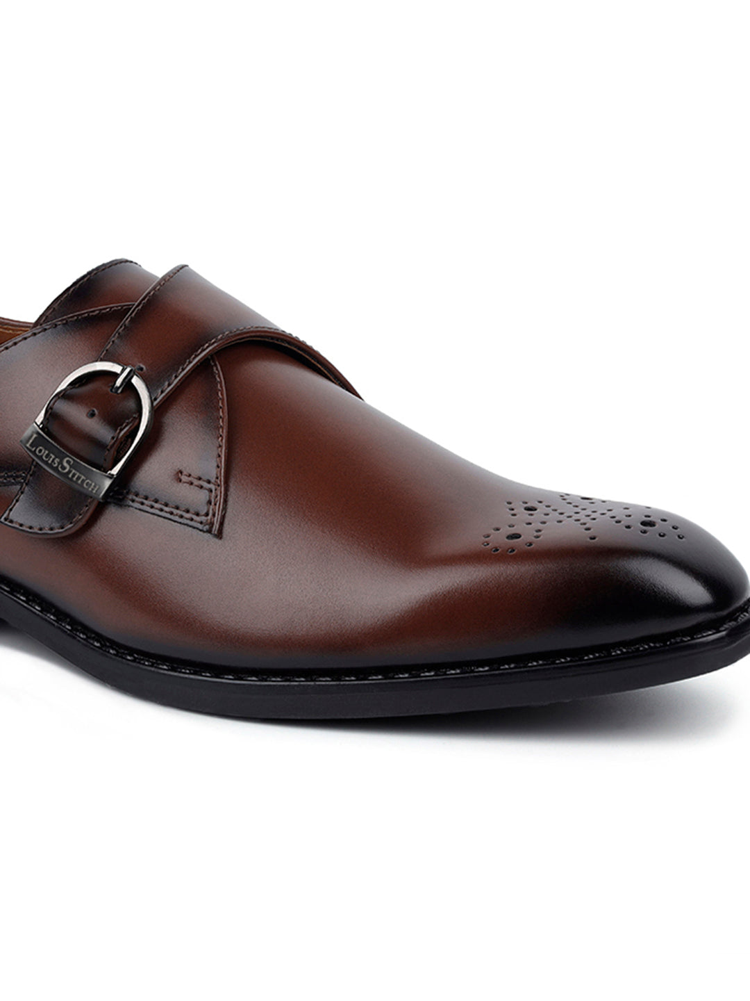 Tan Handcrafted Monks Slipon Shoe