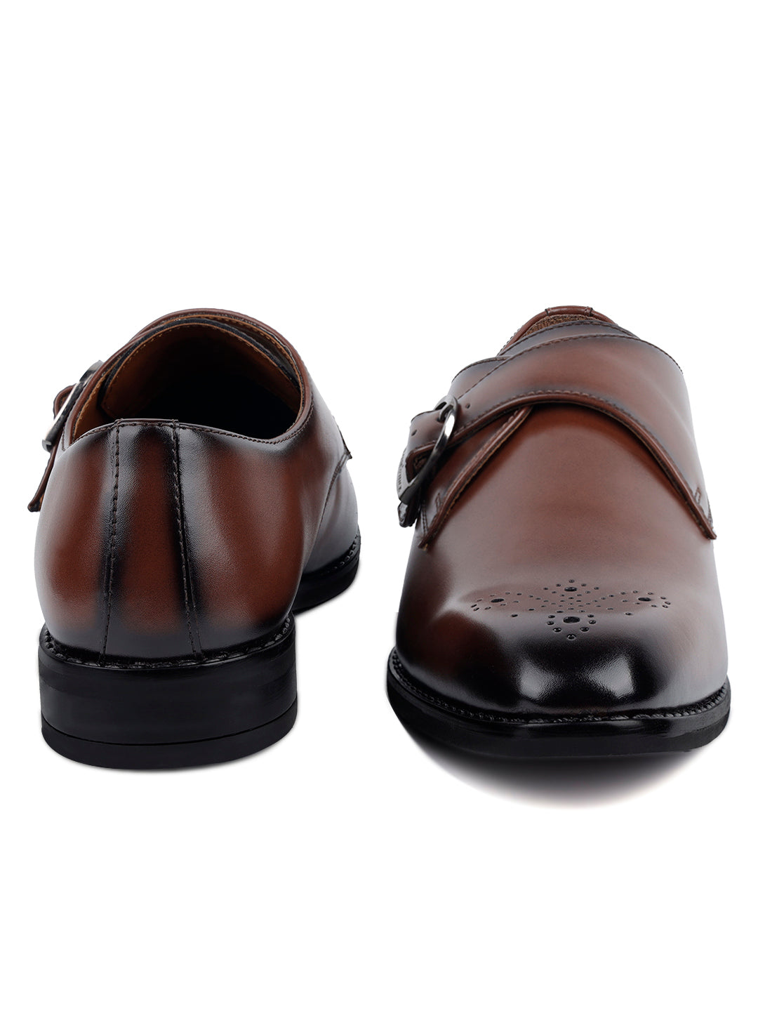 Tan Handcrafted Monks Slipon Shoe