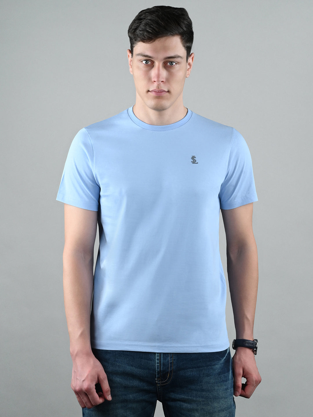 Men's Super Combed Cotton Regular Fit Pack of 3 Roundneck T-shirts