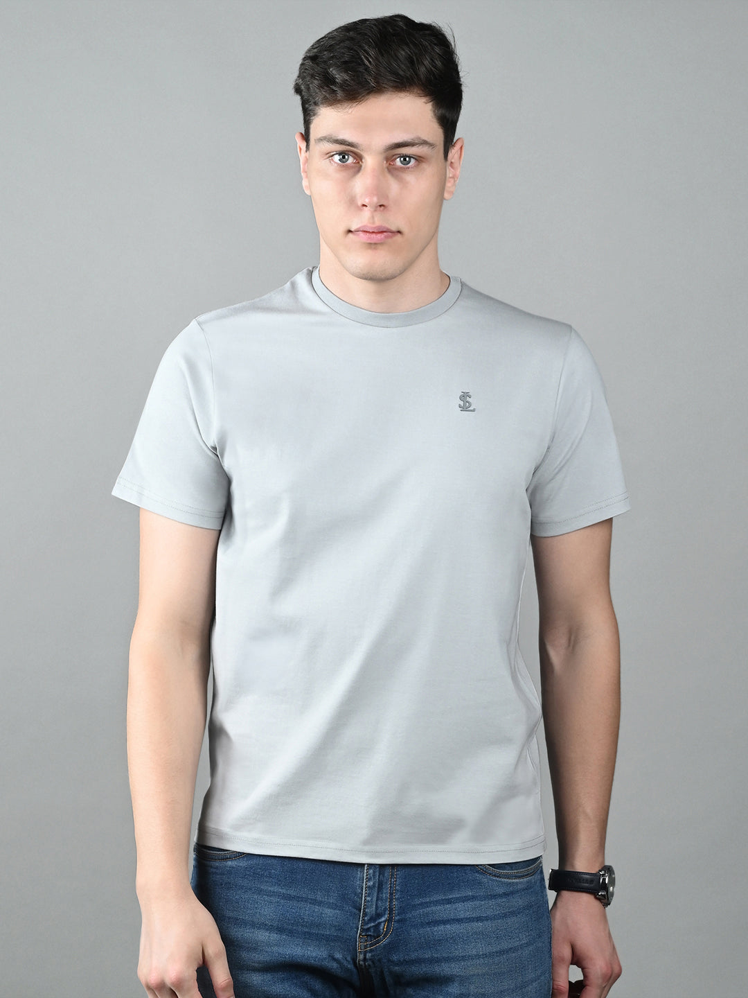 Men's Super Combed Cotton Regular Fit Pack of 3 Roundneck T-shirts