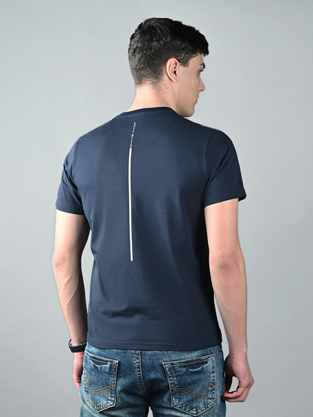 Men's Super Combed Cotton Regular Fit Pack of 2 Roundneck T-shirts