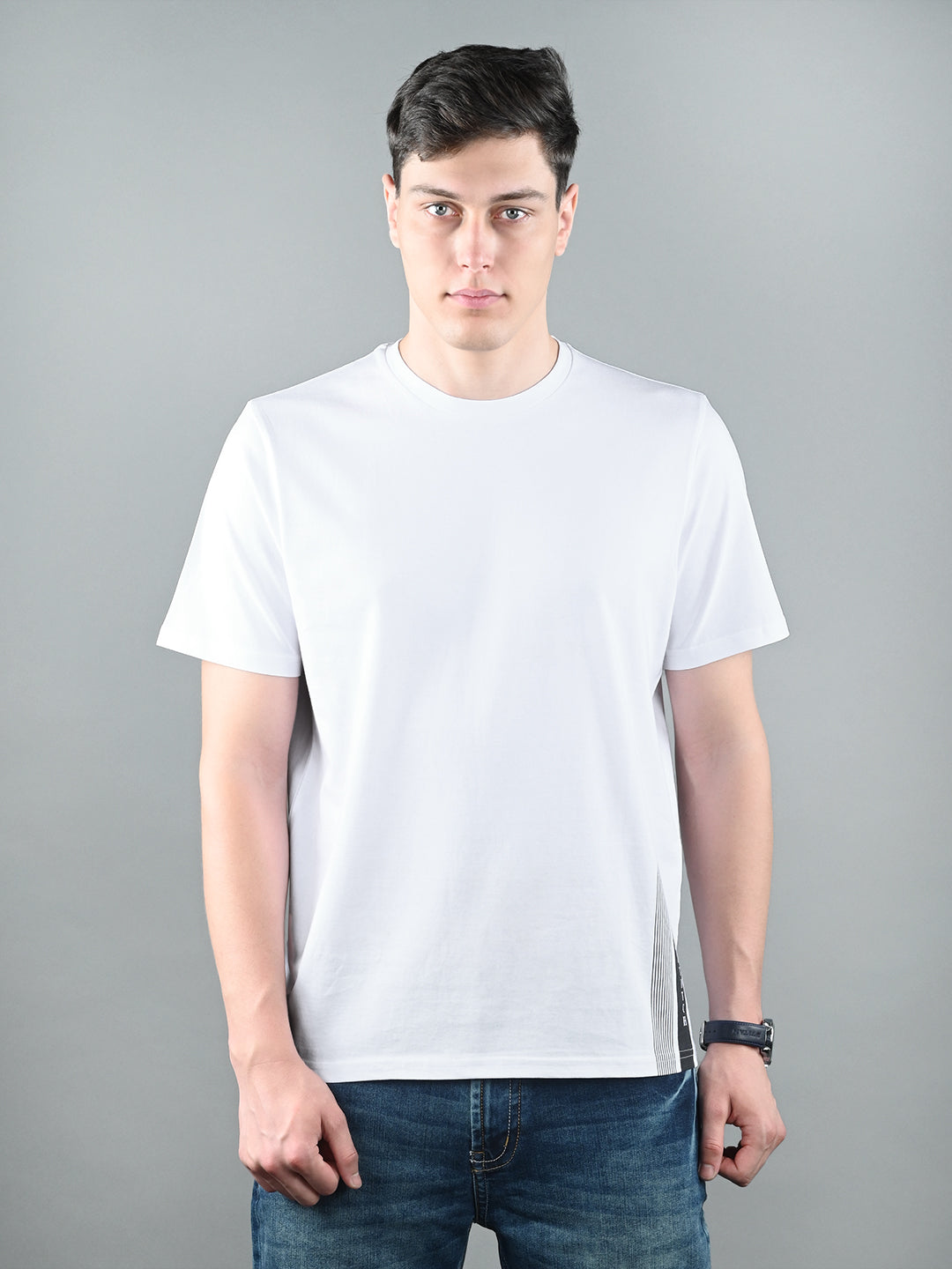 Men's Super Combed Cotton Regular Fit Pack of 3 Roundneck T-shirts