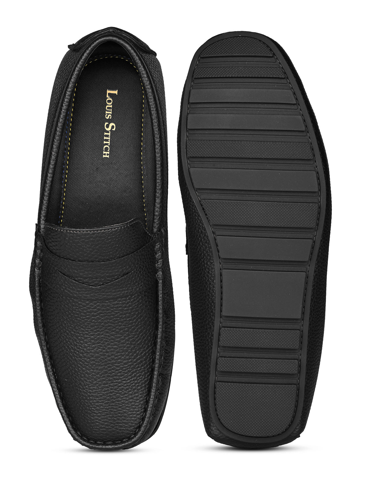 Jet Black Soft Touch & Lightweight Loafers