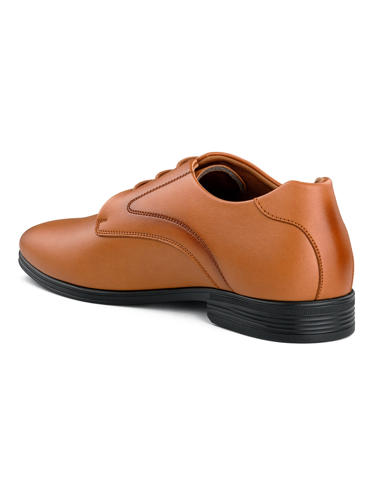 Russet Tan Formal Lace-Up Derby Shoes