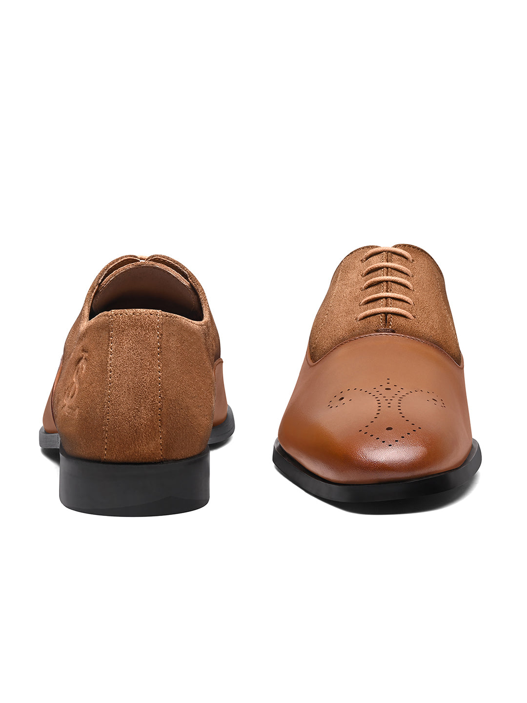 Russet Tan Italian Crust Leather Formal Brogue