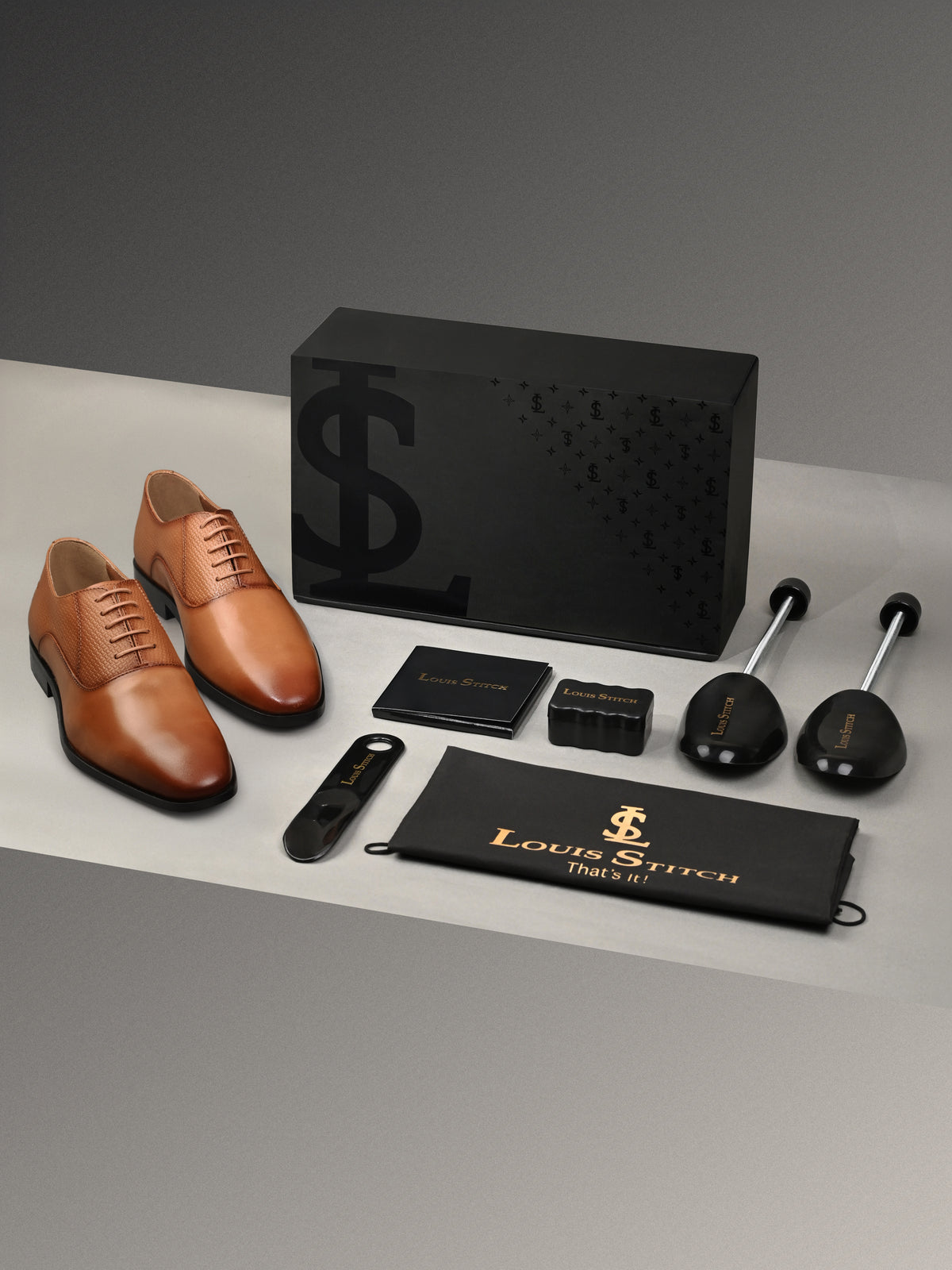 Russet Tan Italian Crust Leather Formal Derby