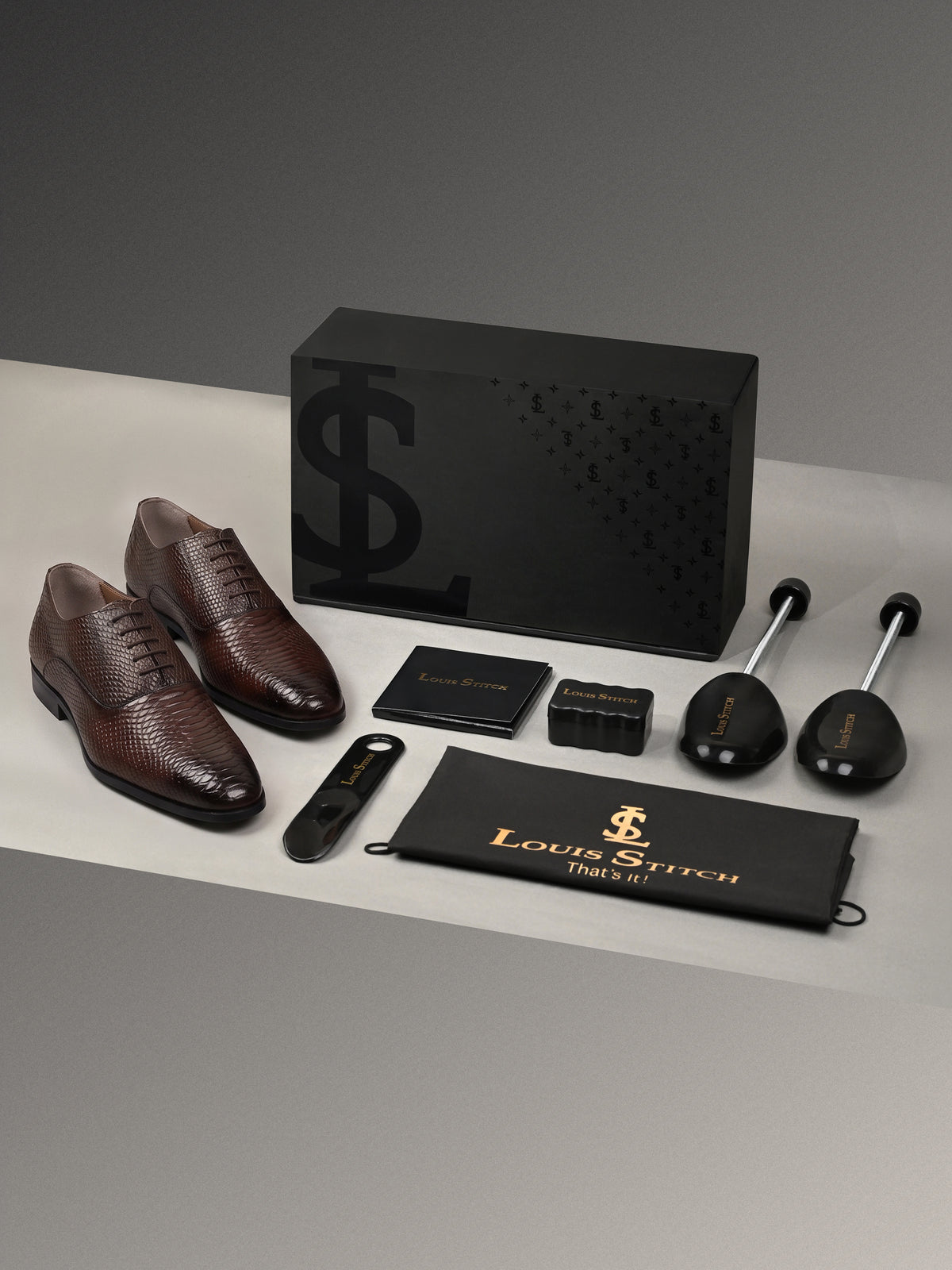Brunette Brown Italian Crust Leather Formal Derby